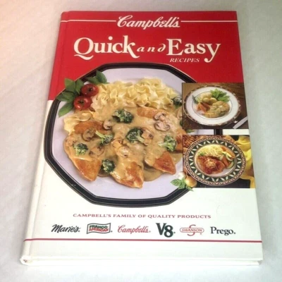 Vintage Campbell's Quick and Easy Recipes Cookbook 1993 First Edition Hardcover - Image 1 of 4