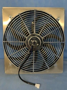 Cubierta Universal 18 1/2 x 16 1/2 y Ventilador Cromo 16" 3200 cfm - Imagen 1 de 2
