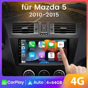 9"Android 12.0 Radio USB BT RDS GPS WIFI DAB Für Mazda 5 2010-2015 SWC CarPlay - Bild 1 von 13
