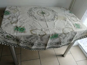 Vintage stunning Table Cloth but needs attention ! - Picture 1 of 6