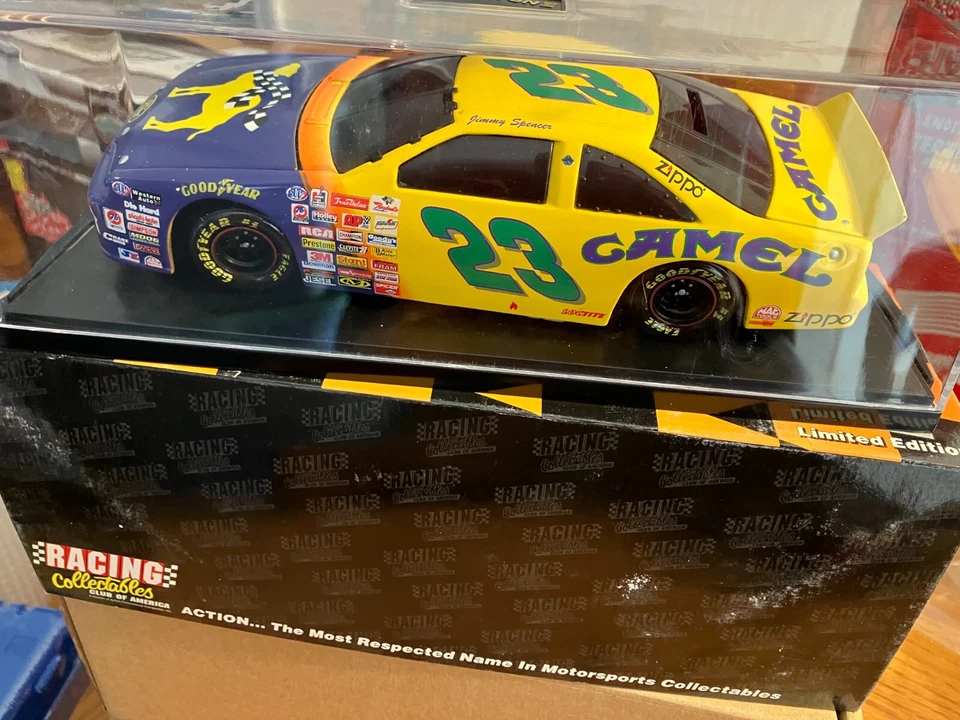 1997 #23 1/24 JIMMY SPENCER 1/24 SMOKIN' JOE'S RCCA BWB - Image 1 of 1