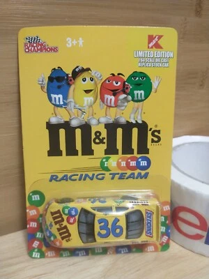 Racing Champions NASCAR 1/64 diecast #36 M&M Snickers Ken Schrader 2002 NIP - Image 1 of 4