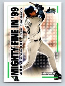 2000 Fleer Impact Mighty Fine in '99 Jose Canseco Tampa Bay Devil Rays #38MF