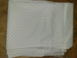 Pottery Barn Kids "Beige Dots" Twin Flat Sheet - Picture 1 of 2