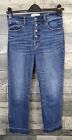 Abercrombie and Fitch Jeans The Ankle Straight Ultra High Rise Size 28 Blue A&F