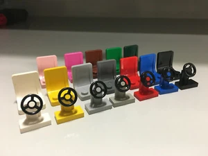 LEGO ® - Autositz 4079 (b) und Steuerrad 3829c01 versch. Farben + Kombinationen - Bild 1 von 57