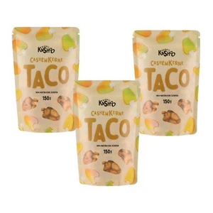 Cashewkerne mit würzigem Taco-Geschmack, 3x 150 g Cashewnüsse von Mighty Kashoo - Bild 1 von 3