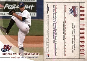 Jake Thompson 2010 Grandstand Hudson Valley Renegades RC Card FREE SHIP - Picture 1 of 1