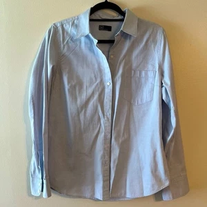 GAP Herren 100% Baumwolle Hemd mit Knopfleiste Large hellblau - Bild 1 von 7