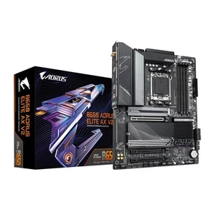 GIGABYTE B650 AORUS Elite AX V2 Mainboard - AMD Ryzen 9000er-Serie, 12+2+2 Phase - Photo 1/4