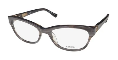 NEW KENSIE SOCIAL GLASSES 50-16-130 FULL-RIM PURPLE CAT EYE WOMENS PLASTIC PU - Image 1 of 4