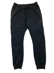 Nike Tech Fleece 2.0 Mens Small Black Athletic Jogger Sweat Pants - Picture 1 of 11