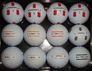 12 Maxfli Trifli Golfbälle - Bild 1 von 1