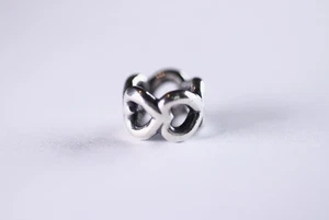 Genuine Pandora Sterling Hearts Openwork Spacer Charm - 790454 - Picture 1 of 2