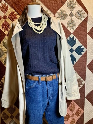 Двусторонняя полевая куртка Ashton Cove с кожаным воротником холщовая саржа - Изображение 1 из 4