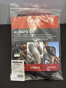McDavid 195 Ultralight Ankle Brace with Straps - Black - Large - Picture 1 of 7