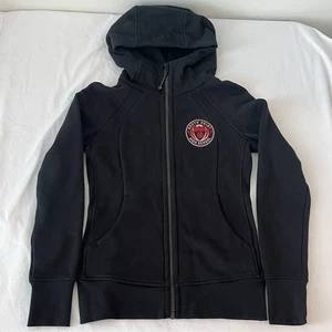Lululemon Scuba Hoodie Full Zip Up Womens Size 6 - Black - Picture 1 of 7