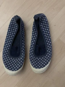 Ballerina, Stoff Schuhe, Hausschuhe Größe 33 - Bild 1 von 3
