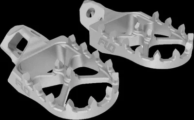 Par de estriberas de acero inoxidable para conductor serie Flo Pro Honda CR250R 2004-2008 Foto 1 de 4