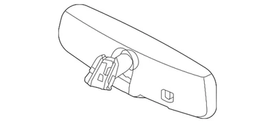 Genuine Nissan 2021-2025 Nissan - Mirror Inside 96321-ZB00B - Image 1 of 2