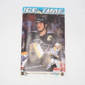 Pittsburgh Penguins Ice Time Game Program April 8 1997 Mario's First Last Game - Picture 1 of 2