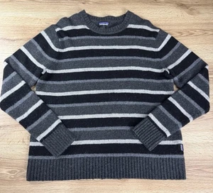 Vintage Patagonia gestreifter Strickpullover Wollmischung Rundhalsausschnitt Herren Large " - Bild 1 von 10
