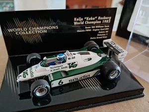 MINICHAMPS WILLIAMS FW08 WC 1982 K ROSBERG N AMR IXO SPARK - Foto 1 di 6