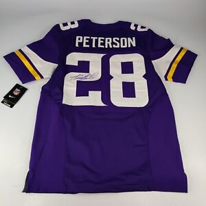 Adrian Peterson Signed Autographed Nike Onfield Authentic Jersey Size 40 NO COA