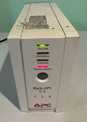 APC Back-UPS CS 350 Power Supply 6 Outlets Uninterruptible - Image 1 of 4