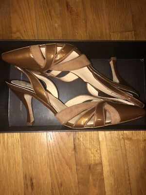 Cole Haan alicia sling bronze patent leather BNIB Women's - Image 1 of 4