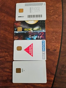 4 x Abgelaufen SAT KARTE FÜR SAMMLER - Bild 1 von 4
