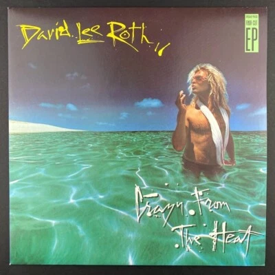 David Lee Roth Crazy From the Heat Japan Import vinyl record 80s Hair Metal NM - Image 1 of 4