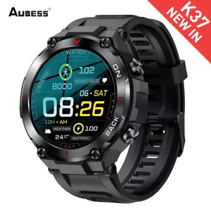 K37 GPS Smart Watch Men 1.32IPS Fitness Tracker Blood Oxygen Outdoor Sport Watch - Picture 1 of 15