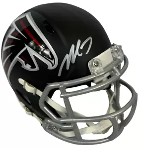 Michael Vick autographed signed mini helmet NFL Atlanta Falcons Beckett - Picture 1 of 3