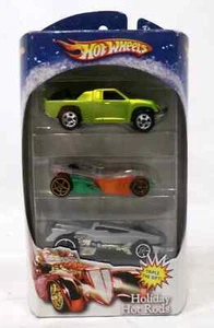 Mattel Hot Wheels 2007 Holiday Hot Rods paquete de 3 nuevo sellado - Imagen 1 de 2