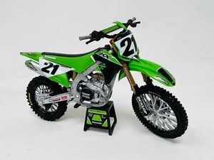 KAWASAKI KX 450F. JASON ANDERSON #21. 1:12 SCALE MOTORCYLE MODEL /TOY. DIRT BIKE - Picture 1 of 1