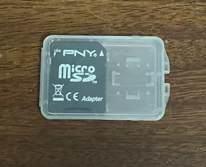 PNY Micro SD CE Adapter ONLY with Plastic Case - Picture 1 of 2