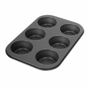 Dr. Oetker Tradition Muffinform für 6 Cups Form Backform Kuchenform Schwarz 19cm - Bild 1 von 1