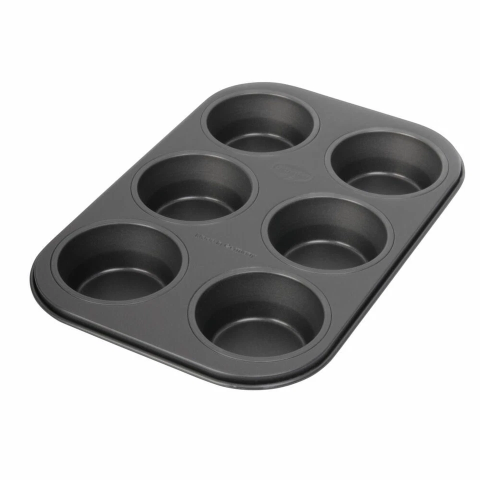 Dr. Oetker Tradition Muffinform für 6 Cups Form Backform Kuchenform Schwarz 19cm - Bild 1 von 1