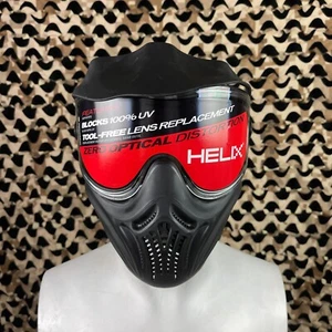 NEW Empire Helix Paintball Mask Single Lens - Black - Picture 1 of 4