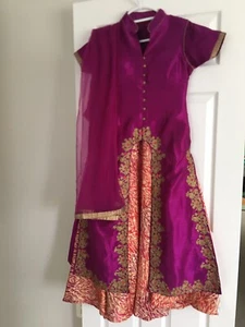 Indian Latest Long Kurti & Lahenga embroidery Party dresses - Picture 1 of 5