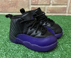 Nike Air Jordan 850000-057 Field Purple Retro 12 Sneakers Kids Boys Shoes 6 C - Picture 1 of 9