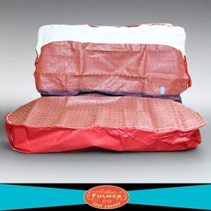 NOS Vtg. Arthur Fulmer Seat Covers 1949-1951 FORD 4-Door Sedan Red - Bild 1 von 12