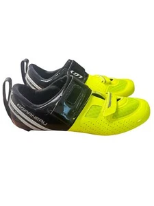 Louis Garneau Hombres Tri X-Speed IV Ciclismo Neón Amarillo y Negro Zapatos Talla 11.5 - Imagen 1 de 9