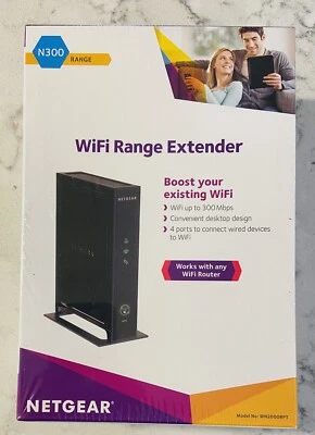 WiFi Range Extender NetGear  N300 Range Desktop WN2000RPT - Image 1 of 4