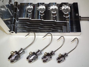 Saltwater Rubylips Jig with eyes mold 2,3,4,5oz CNC Aluminum Hotlips USA 3RD - Picture 1 of 6