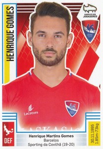 126 HENRIQUE GOMES # PORTUGAL GIL VICENTE.FC STICKER SANDWICHES FUTEBOL 2020
