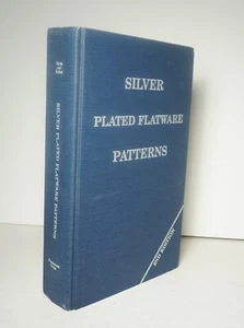 Silver Plated Flatware Patterns 1992 Davis 2nd Ed Silverware Design Illustration - Picture 1 of 7