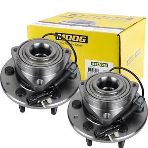 4WD Front MOOG Wheel Bearings Hub Set for Chevy Silverado Suburban Sierra 6Lugs - Bild 1 von 10