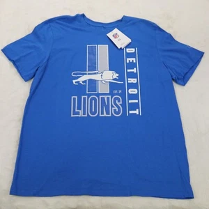 The Nike Tee NFL Detroit Lions Football Short Sleeve Blue T-Shirt Men's Size XL - Picture 1 of 12